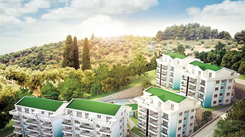 	 Luxury Mudanya apartments for sale, Bursa - Complex view