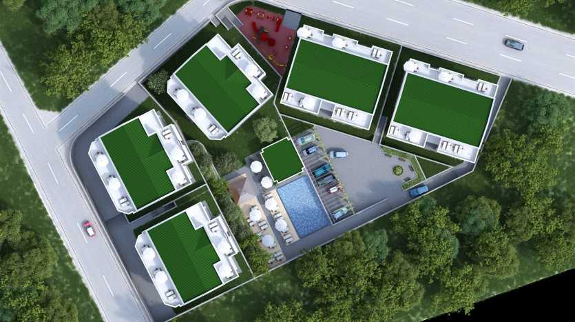 	 Luxury Mudanya apartments for sale, Bursa - Site plan
