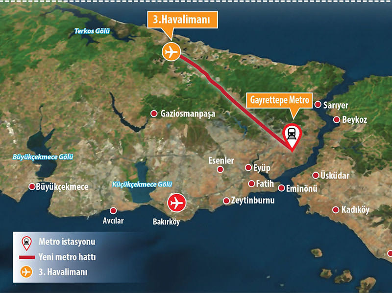 Minister of Transport: We will open metro line to Istanbul Airport in 4 months time