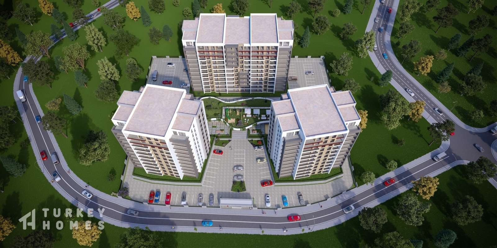 Bursa Luxury Apartments - Nilufer - Site plan