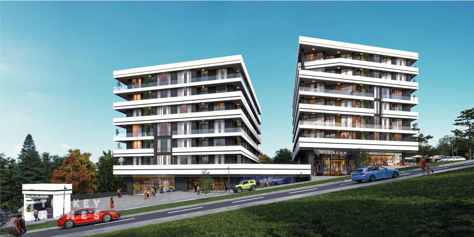 Nature View Bursa Penthouses -Off-Plan - Modern low-rise complex