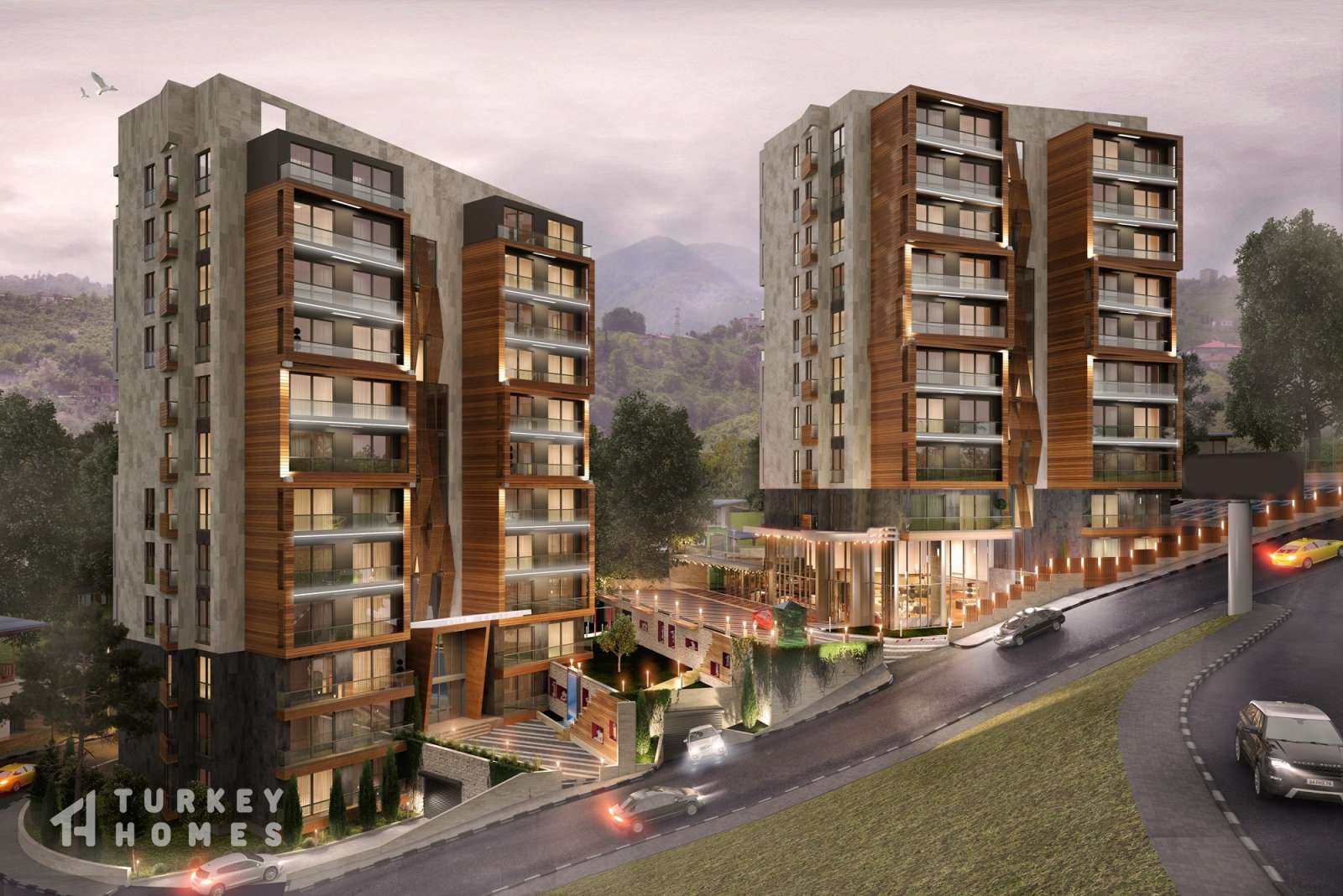 Hotel Concept Luxury Trabzon Apartments - Green backdrop