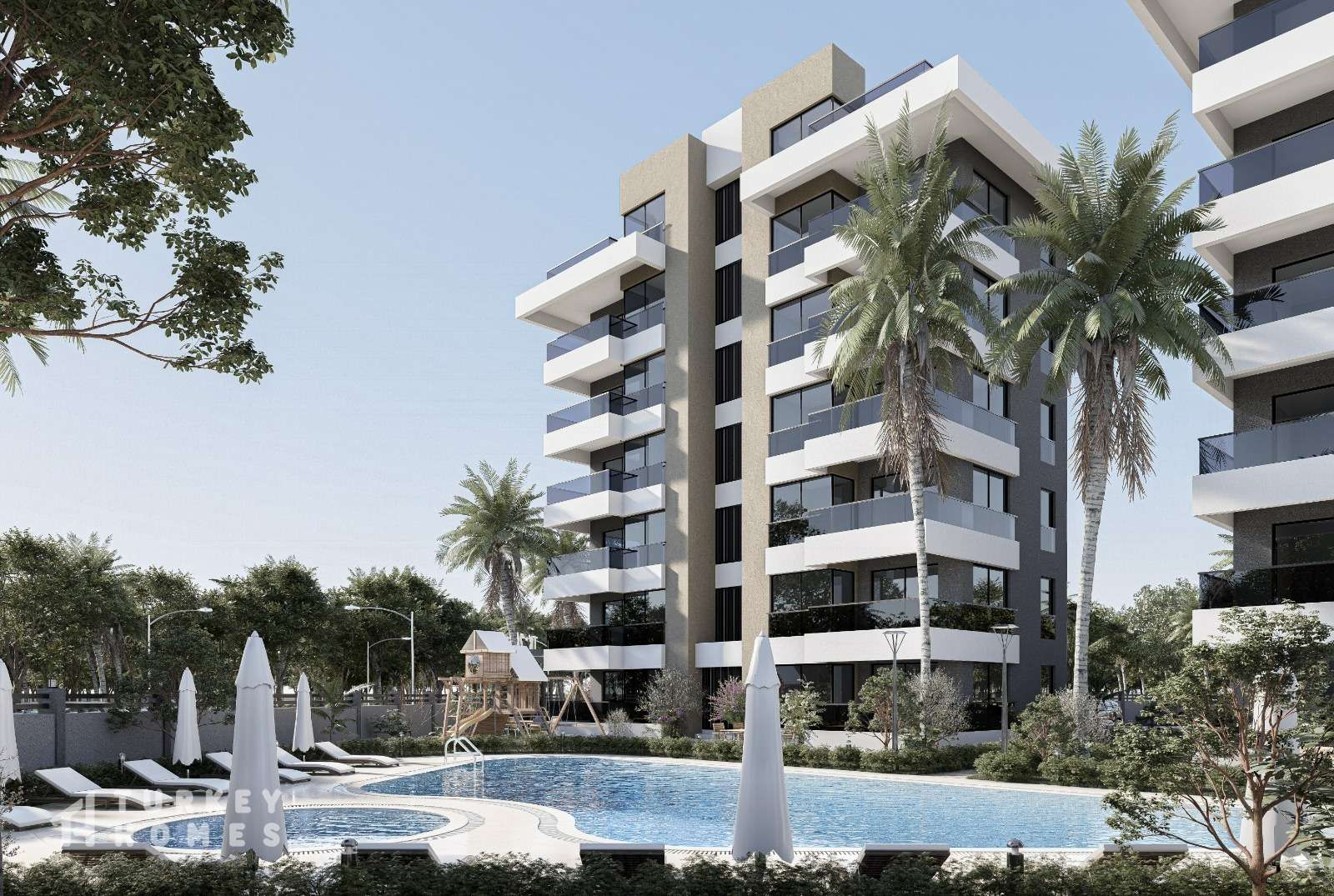 IMG-202Luxury Off-Plan Altıntas Apartments- Communal Pool