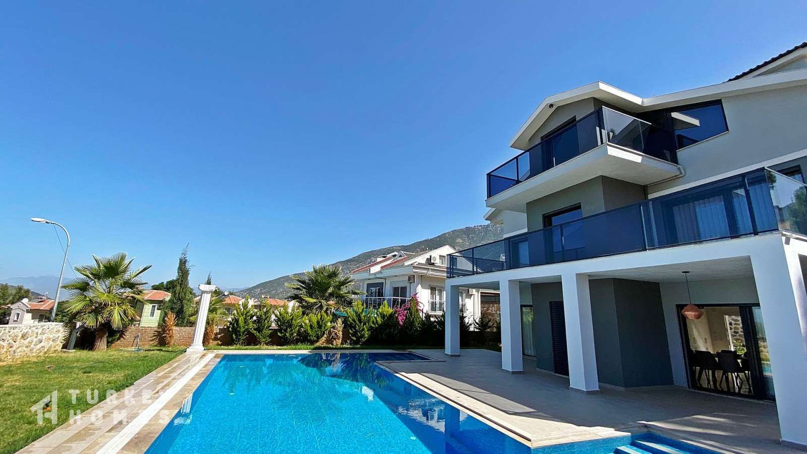 Detached 4-Bed Villa in Ovacık- Large Private Pool
