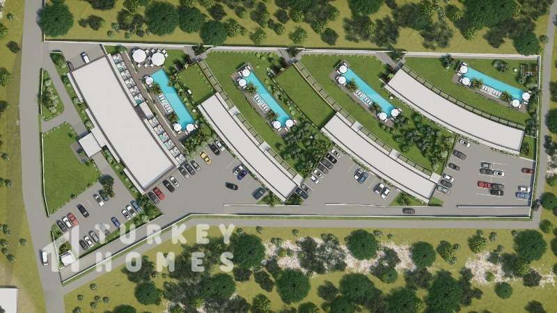 Sea View Dalyan Apartments in Cesme- Complex Plan